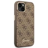 Dėklas GUESS GUHCP14MHG4SHW IPHONE 14 PLUS / 15 PLUS 6.7 "BROWN / BROWN HARD CASE 4G VINTAGE GOLD LOGO