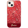 Guess GUHCP14MHGBNHR Apple iPhone 14 Plus / 15 Plus 6.7″ red kietas dėklas Bandana Paisley