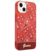 Guess GUHCP14MHGBNHR Apple iPhone 14 Plus / 15 Plus 6.7″ red kietas dėklas Bandana Paisley