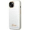 Dėklas GUESS GUHCP14MHGCRHS IPHONE 14 PLUS / 15 PLUS 6.7 "Sidabrinis / Sidabrinis HARDCASE CROCO COLLECTION