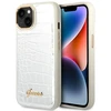 Dėklas GUESS GUHCP14MHGCRHS IPHONE 14 PLUS / 15 PLUS 6.7 "Sidabrinis / Sidabrinis HARDCASE CROCO COLLECTION