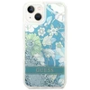 Dėklas GUESS GUHCP14MLFLSN IPHONE 14 PLUS / 15 PLUS 6.7 "Žalias / Žalias HARDCASE FLOWER LIQUID GLITTER