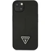 Dėklas GUESS GUHCP14MPSATLK IPHONE 14 PLUS / 15 PLUS 6.7 "Juodas / Juodas HARDCASE SAFFIANOTRIANGLE LOGO