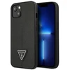 Dėklas GUESS GUHCP14MPSATLK IPHONE 14 PLUS / 15 PLUS 6.7 "Juodas / Juodas HARDCASE SAFFIANOTRIANGLE LOGO