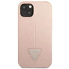 Dėklas GUESS GUHCP14MPSATLP IPHONE 14 PLUS / 15 PLUS 6.7 "Rožinis / Rožinis HARDCASE SAFFIANOTRIANGLE LOGO