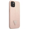 Dėklas GUESS GUHCP14MPSATLP IPHONE 14 PLUS / 15 PLUS 6.7 "Rožinis / Rožinis HARDCASE SAFFIANOTRIANGLE LOGO
