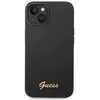 Dėklas GUESS GUHCP14MSLSMK IPHONE 14 PLUS / 15 PLUS 6.7 "Juodas / Juodas HARD CASE SILICONE VINTAGE GOLD LOGO