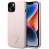 Guess GUHCP14MSLTGU Apple iPhone 14 Plus / 15 Plus 6.7″ violetinės spalvos kietas dėklas Silicone Triangle