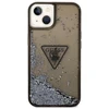 Dėklas Guess GUHCP14SLFCTPK iPhone 14 6.1" juodas/juodas hardcase Liquid Glitter Palm Collection