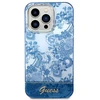 Guess GUHCP14XHGPLHB Apple iPhone 14 Pro Max 6,7″ mėlynas kietas dėklas Porcelain Collection