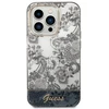 Guess GUHCP14XHGPLHG Apple iPhone 14 Pro Max 6,7″ pilkas kietas dėklas Porcelain Collection