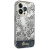 Guess GUHCP14XHGPLHG Apple iPhone 14 Pro Max 6,7″ pilkas kietas dėklas Porcelain Collection