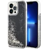 Guess GUHCP14XLCSGSGK Apple iPhone 14 Pro Max 6.7″ juodos spalvos kietas dėklas Liquid Glitter Marble