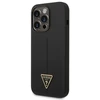 Dėklas Guess GUHCP14XSLTGK iPhone 14 Pro Max 6,7" juoda/juodas hardcase Silicone Triangle