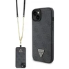 Dėklas GUESS GUHCP15MMP4TDSCPK IPHONE 15 PLUS / 14 PLUS 6.7 "Juodas / Juodas HARDCASE CROSSBODY 4G METAL LOGO