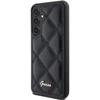 Guess GUHCS23FEPSQSQSK S23 FE S711 juodos spalvos kietas dėklas Quilted Metal Logo