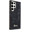 Guess GUHCS23LPCUMAK S23 Ultra S918 juodos spalvos kietas dėklas Marble