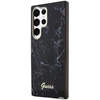 Guess GUHCS23LPCUMAK S23 Ultra S918 juodos spalvos kietas dėklas Marble