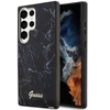 Guess GUHCS23LPCUMAK S23 Ultra S918 juodos spalvos kietas dėklas Marble