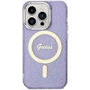 Apple iPhone 11 Guess dėklas Glitter Gold MagSafe (GUHMN61HCMCGU) violetinės spalvos
