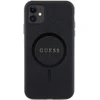 Dėklas GUESS GUHMN61PSAHMCK IPHONE 11 / XR 6.1 "Juodas / Juodas HARDCASE SAFFIANO MAGSAFE