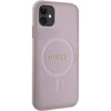 Dėklas GUESS GUHMN61PSAHMCP IPHONE 11 / XR 6.1 "Rožinis / Rožinis HARDCASE SAFFIANO MAGSAFE
