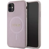 Dėklas GUESS GUHMN61PSAHMCP IPHONE 11 / XR 6.1 "Rožinis / Rožinis HARDCASE SAFFIANO MAGSAFE