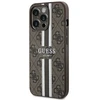 Guess GUHMP13LP4RPSW Apple iPhone 13 Pro / 13 6.1″ rudos spalvos kietas dėklas 4G Printed Stripes MagSafe