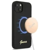 Dėklas GUESS Hardcase Script Gold Logo Back Cover, Apple, iPhone 13, Juodas, 6.1 "