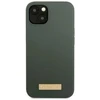 Guess GUHMP13MSBPLA Apple iPhone 13 / 14 / 15 6.1″ khaki kietas dėklas Silicone Logo Plate MagSafe