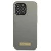 Guess GUHMP13XSPLG iPhone 13 Pro Max 6.7 pilkas/pilkas deklas Silikoninis logotipas MagSafe plokštelė