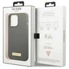 Guess GUHMP13XSPLG iPhone 13 Pro Max 6.7 pilkas/pilkas deklas Silikoninis logotipas MagSafe plokštelė