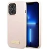 Guess GUHMP13XSPLP iPhone 13 Pro Max 6.7 rožinės/rožinės spalvos deklas Silikono logotipas MagSafe plokštelė
