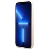Guess GUHMP13XSPLP iPhone 13 Pro Max 6.7 rožinės/rožinės spalvos deklas Silikono logotipas MagSafe plokštelė
