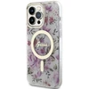 Guess GUHMP14LHCFWST Apple iPhone 14 Pro 6.1″ skaidrus kietas dėklas Flower MagSafe