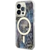 Dėklas GUESS GUHMP14LHLEOPWB IPHONE 14 PRO 6.1 "Mėlynas/Mėlynas HARDCASE LEOPARD MAGSAFE