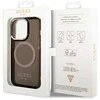 Guess GUHMP14LHTCMK iPhone 14 Pro 6.1 juodos/juodos spalvos deklas Gold Outline Translucent MagSafe