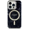 Guess GUHMP14LPCUMAK iPhone 14 Pro 6,1 juodos/juodos spalvos deklas Marble MagSafe