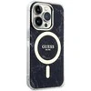 Guess GUHMP14LPCUMAK iPhone 14 Pro 6,1 juodos/juodos spalvos deklas Marble MagSafe