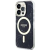 Dėklas GUESS GUHMP14LPCUMAK IPHONE 14 PRO 6.1 "Juodas/Juodas HARDCASE MARBLE MAGSAFE