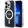 Dėklas GUESS GUHMP14LPCUMAK IPHONE 14 PRO 6.1 "Juodas/Juodas HARDCASE MARBLE MAGSAFE