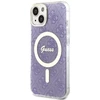 Dėklas GUESS GUHMP14MH4STU IPHONE 14 PLUS / 15 PLUS 6.7 "PURPLE / PURPLE HARDCASE 4G MAGSAFE