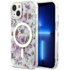 Dėklas GUESS GUHMP14MHCFWST IPHONE 14 PLUS / 15 PLUS 6.7 "TRANSPARENT HARDCASE FLOWER MAGSAFE