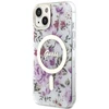 Dėklas GUESS GUHMP14MHCFWST IPHONE 14 PLUS / 15 PLUS 6.7 "TRANSPARENT HARDCASE FLOWER MAGSAFE