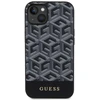 Dėklas GUESS GUHMP14MHGCFSEK IPHONE 14 PLUS / 15 PLUS 6.7 "Juodas / Juodas HARDCASE GCUBE STRIPES MAGSAFE