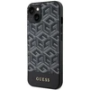 Dėklas GUESS GUHMP14MHGCFSEK IPHONE 14 PLUS / 15 PLUS 6.7 "Juodas / Juodas HARDCASE GCUBE STRIPES MAGSAFE