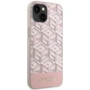 Dėklas GUESS GUHMP14MHGCFSEP IPHONE 14 PLUS / 15 PLUS 6.7 "Rožinis / Rožinis HARD CASE GCUBE STRIPES MAGSAFE
