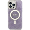 Guess GUHMP14XH4STU Apple iPhone 14 Pro Max 6.7″ violetinės spalvos kietas dėklas 4G MagSafe