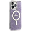 Guess GUHMP14XH4STU Apple iPhone 14 Pro Max 6.7″ violetinės spalvos kietas dėklas 4G MagSafe