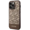 Guess GUHMP14XHGCFSEW Apple iPhone 14 Pro Max 6.7″rudos spalvos kietas dėklas GCube Stripes MagSafe